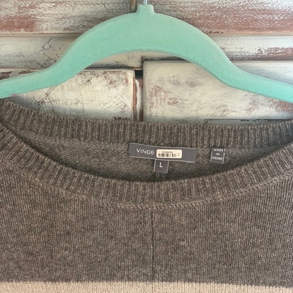 Vince Rugby Striped Wool Crew Neck Sweater​​​​​​​​​ - Picture 5 of 8